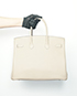 Birkin 35 Togo Leather in Gris Tourterelle, back view